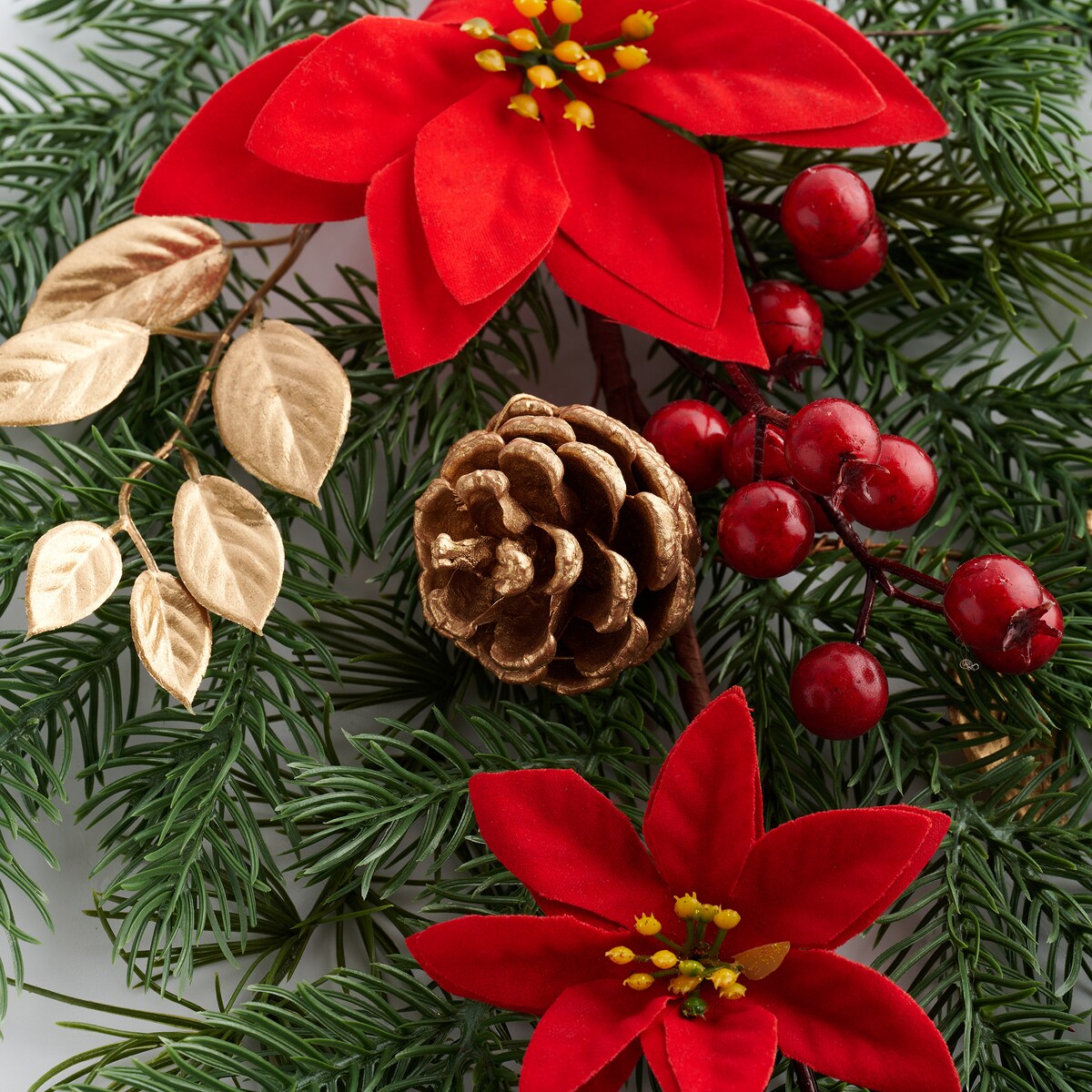 Bukiet Euforbis z motywem roślinnym