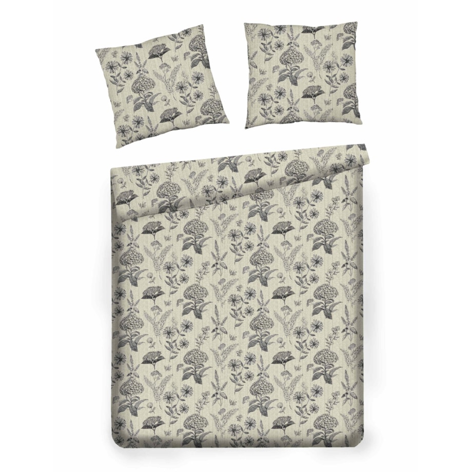 Pościel Bawełniana Sinfalia 160x200 cm z motywem roślinnym