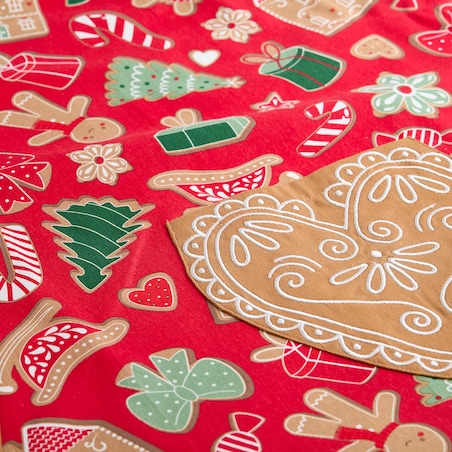 Fartuch Ginno 70x85 cm z motywem piernika