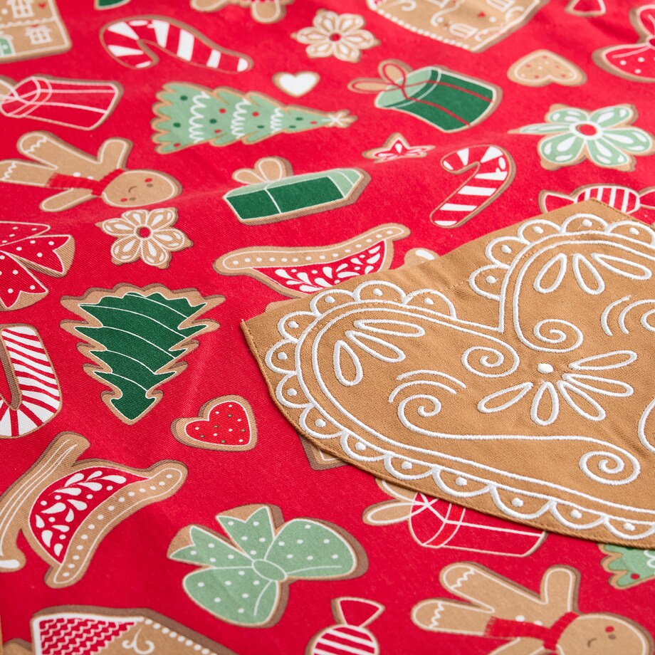 Fartuch Ginno 70x85 cm z motywem piernika