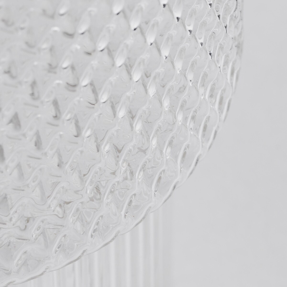 Lampa Stołowa Rifflea ze Szklaną Podstawą