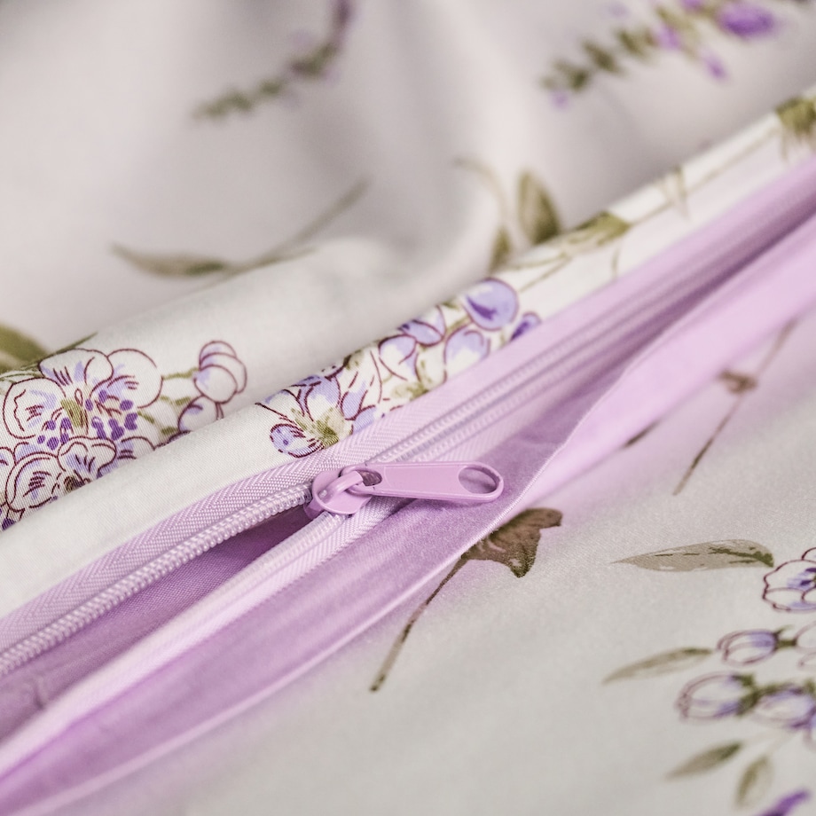 Pościel z bawełny satynowej Marsella 160x200 cm z motywem kwiatowym