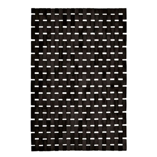 Kleine Wolke Palito Mata drewniana czarny 50 x 70 cm