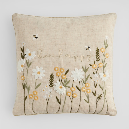 Poszewka Haftowana Beebee 45x45 cm z motywem zwierzęcym