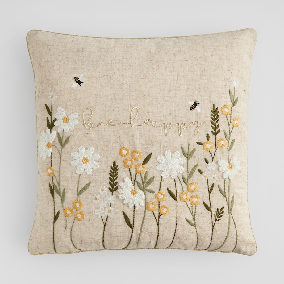 Poszewka Haftowana Beebee 45x45 cm z motywem zwierzęcym