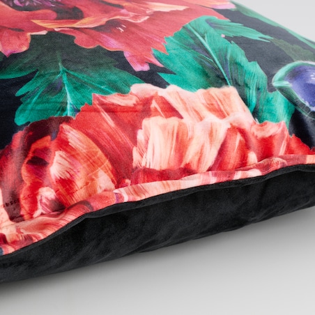 Poszewka z nadrukiem Casinos 45x45 cm z motywem kwiatowym