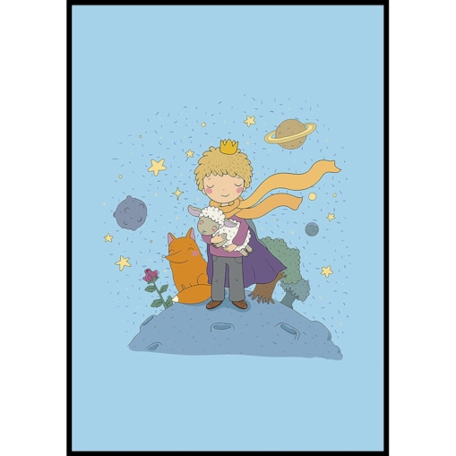 plakat mały ksiąže 30x40 cm