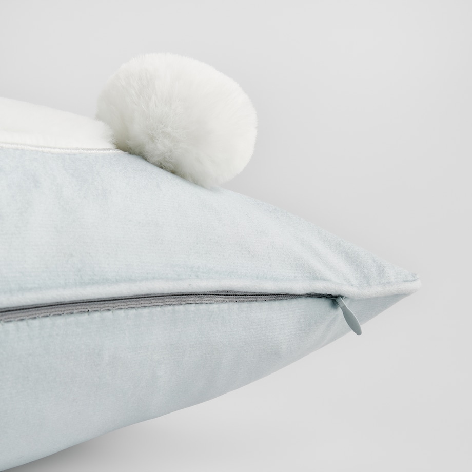 Poszewka Welwetowa Leprisio 45x45 cm z motywem królika