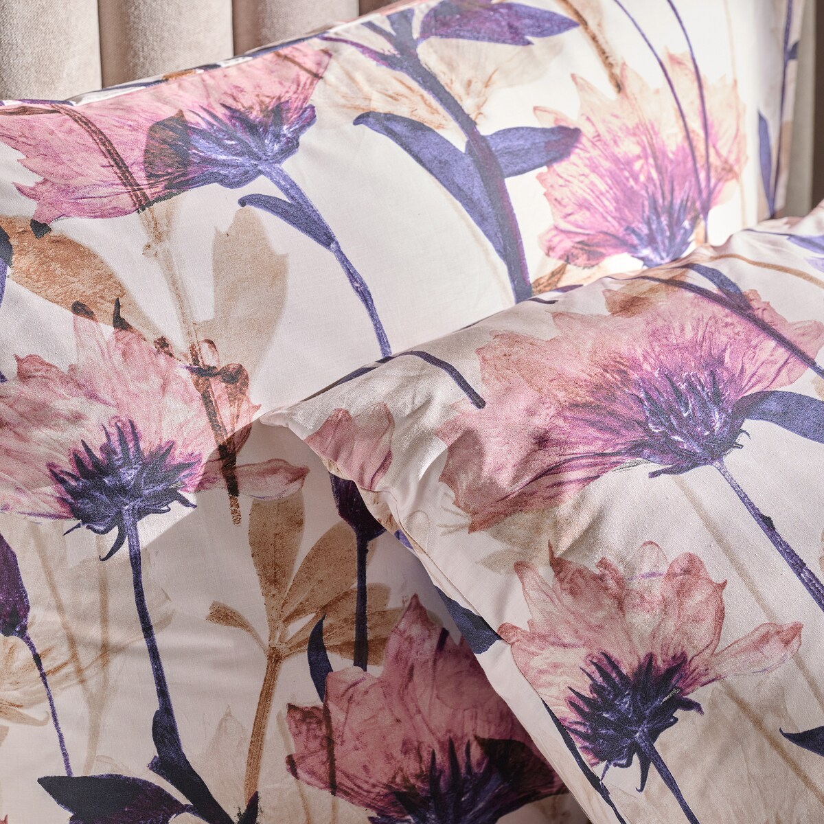 Pościel Bawełniana Milovera 200x220 cm z motywem roślinnym