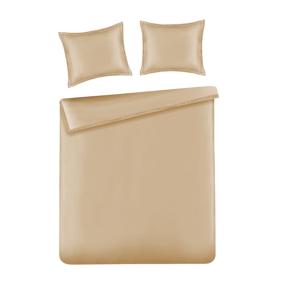 Pościel satynowa z mikrofibry Lobelia 200x220 cm