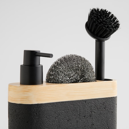 Dozownik Z Gąbką I Szczotką Bricko wood