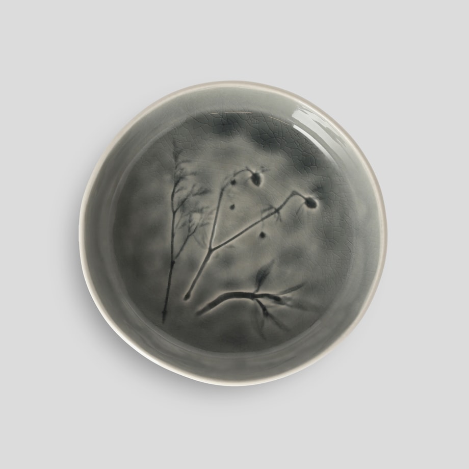 Miska Flisia z motywem roślinnym