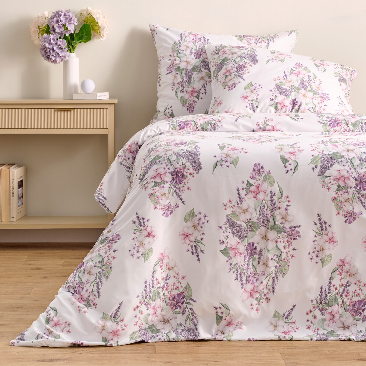 Pościel Z Mikrofibry Bezillo 200x220 cm z motywem kwiatowym