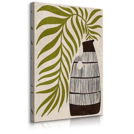 OBRAZ LIŚCIE PALMOWE MARTWA NATURA STYL BOHO 30x40cm