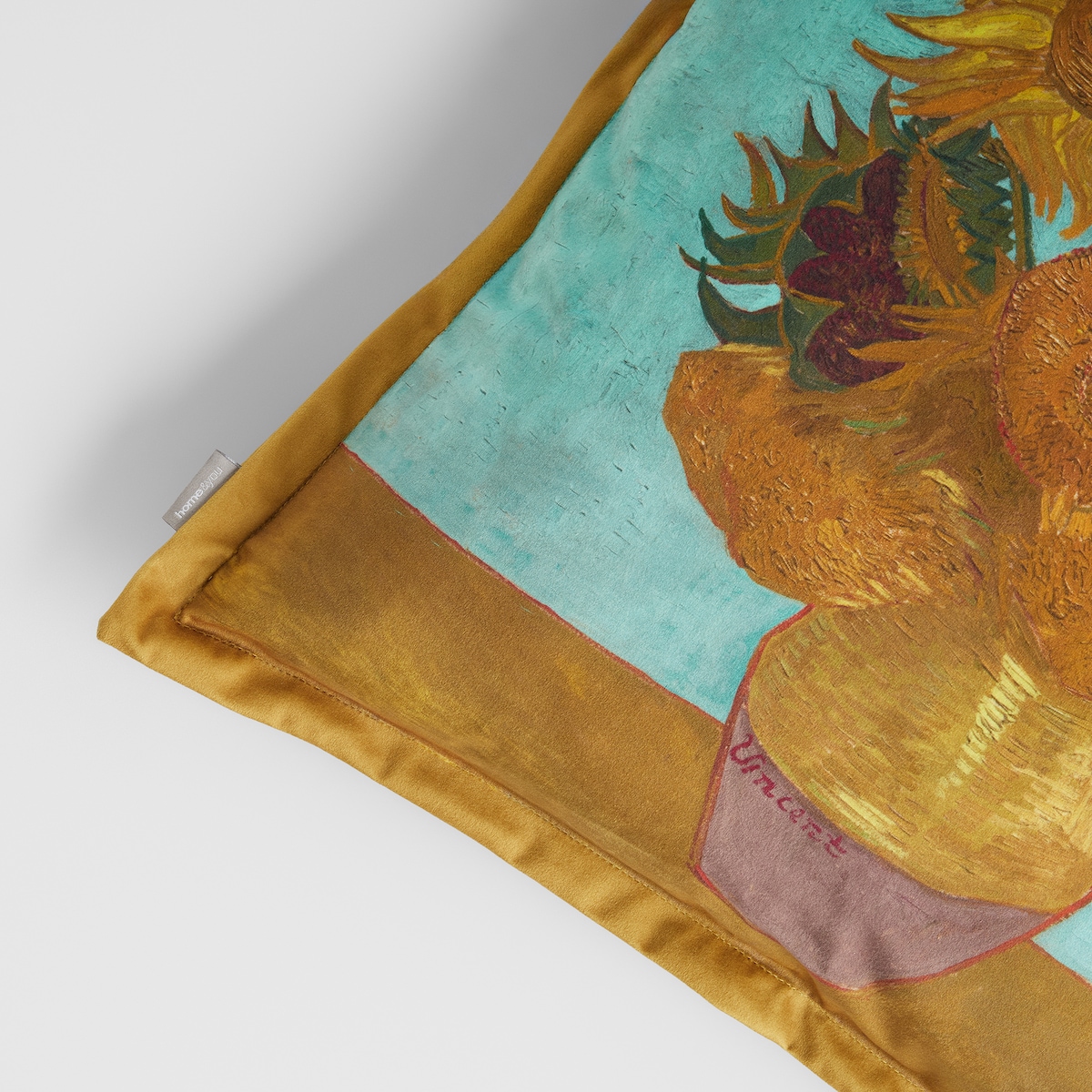 Poszewka z nadrukiem Sunflower 45x45 cm z motywem z obrazu Vincenta van Gogha