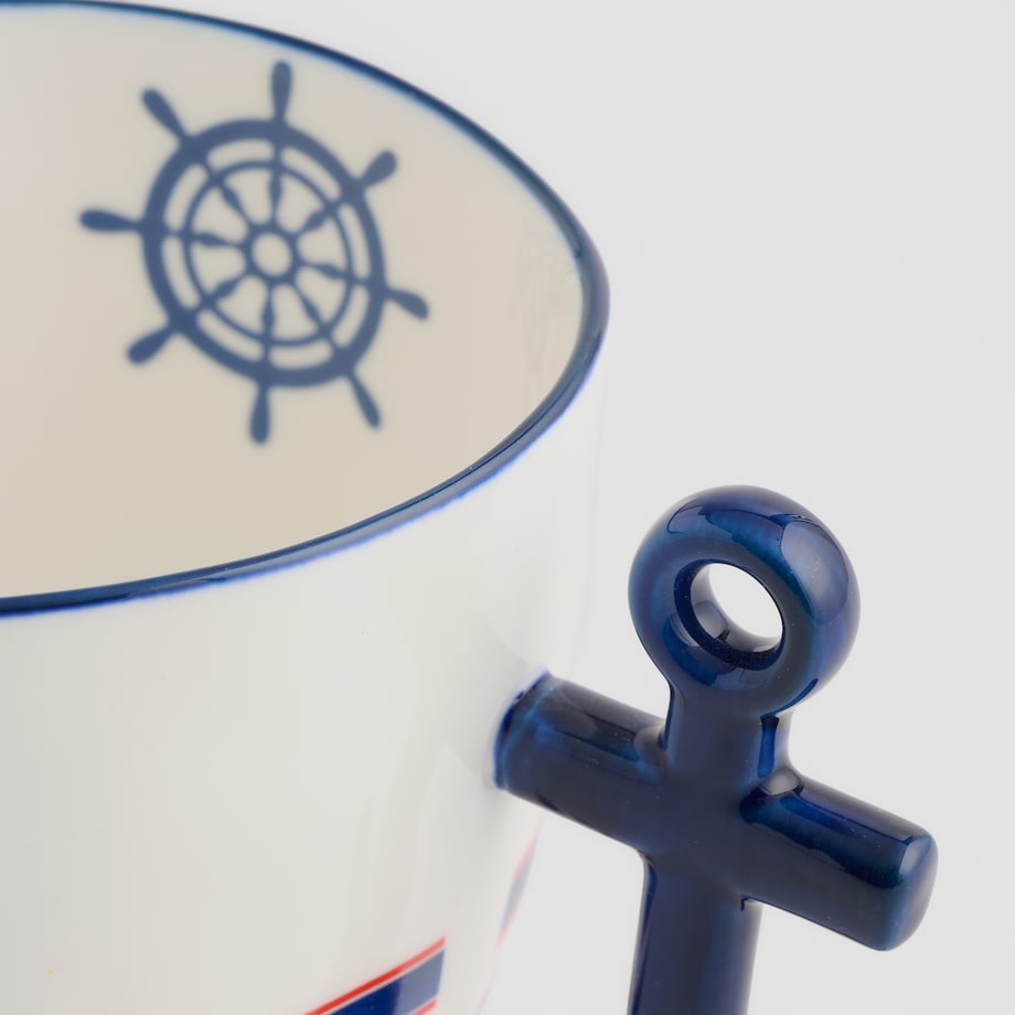 Kubek Ancorare z motywem morskim