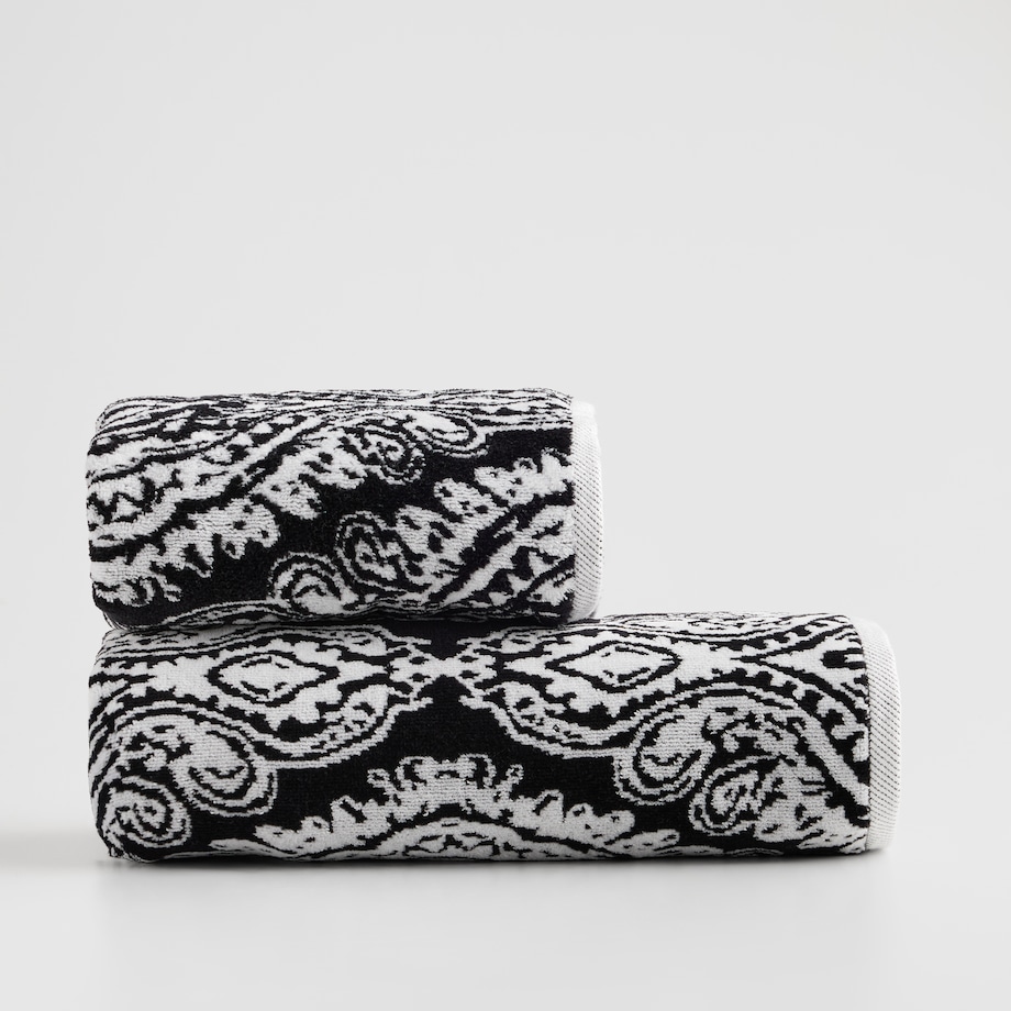 Ręcznik żakardowy Beskar 50x90 cm z motywem arabeski