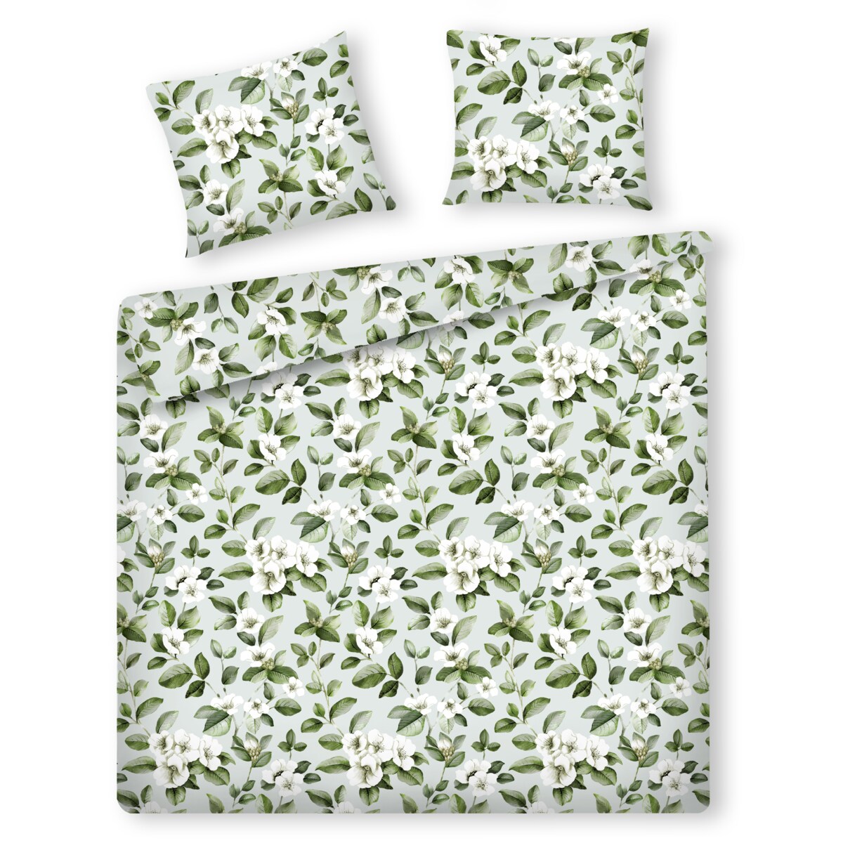Pościel Bawełniana Cindelia 200x220 cm z motywem roślinnym