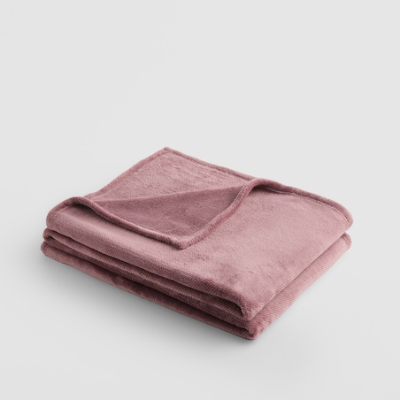 Jednokolorowy koc żakardowy Abila 150x200 cm