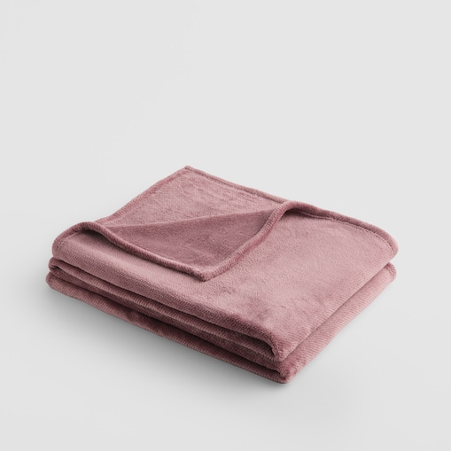 Jednokolorowy koc żakardowy Abila 150x200 cm