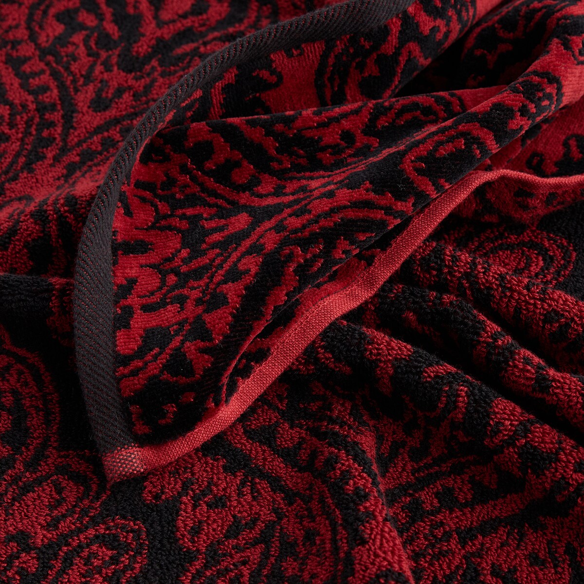 Ręcznik żakardowy Beskar 50x90 cm z motywem arabeski