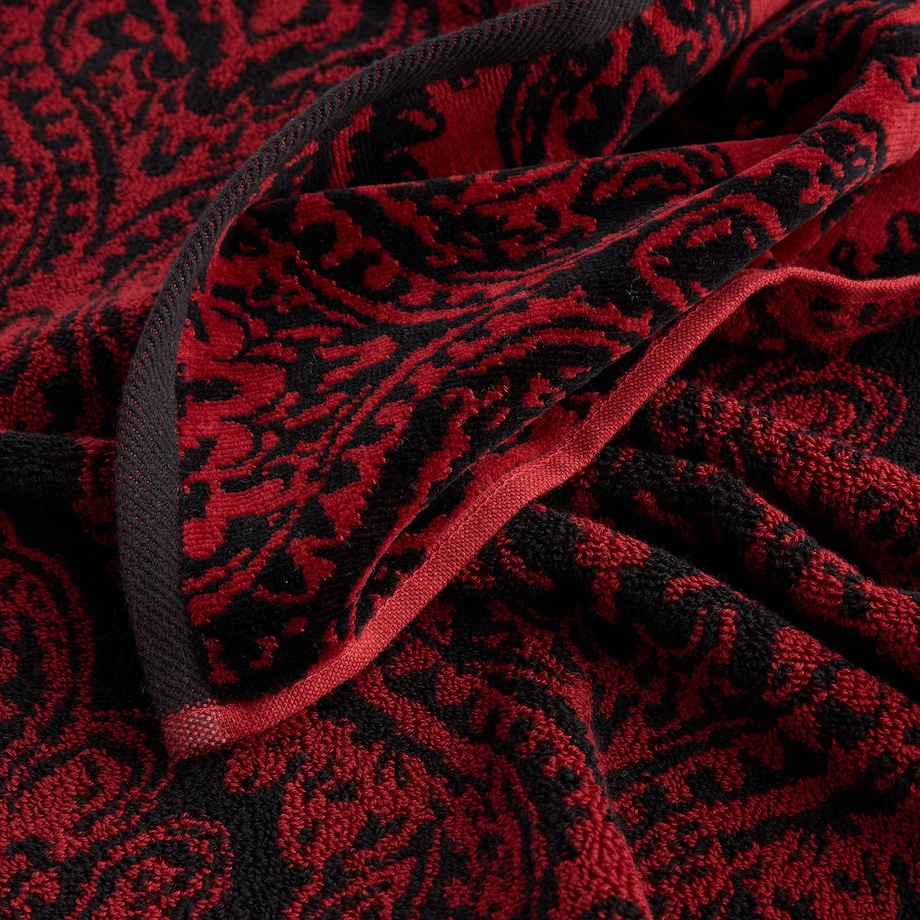 Ręcznik żakardowy Beskar 50x90 cm z motywem arabeski