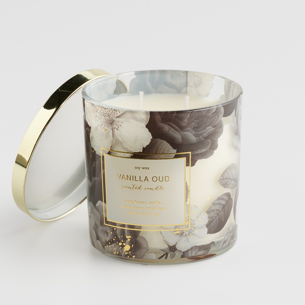 Świeca Zapachowa Classi z motywem liściastym