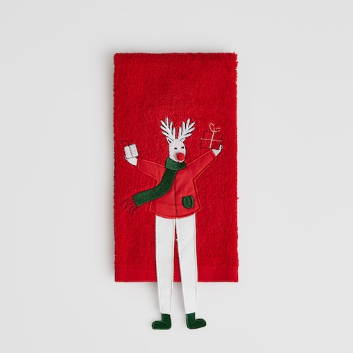 Ręcznik Kuchenny Olinerinis 37x50 cm z motywem renifera