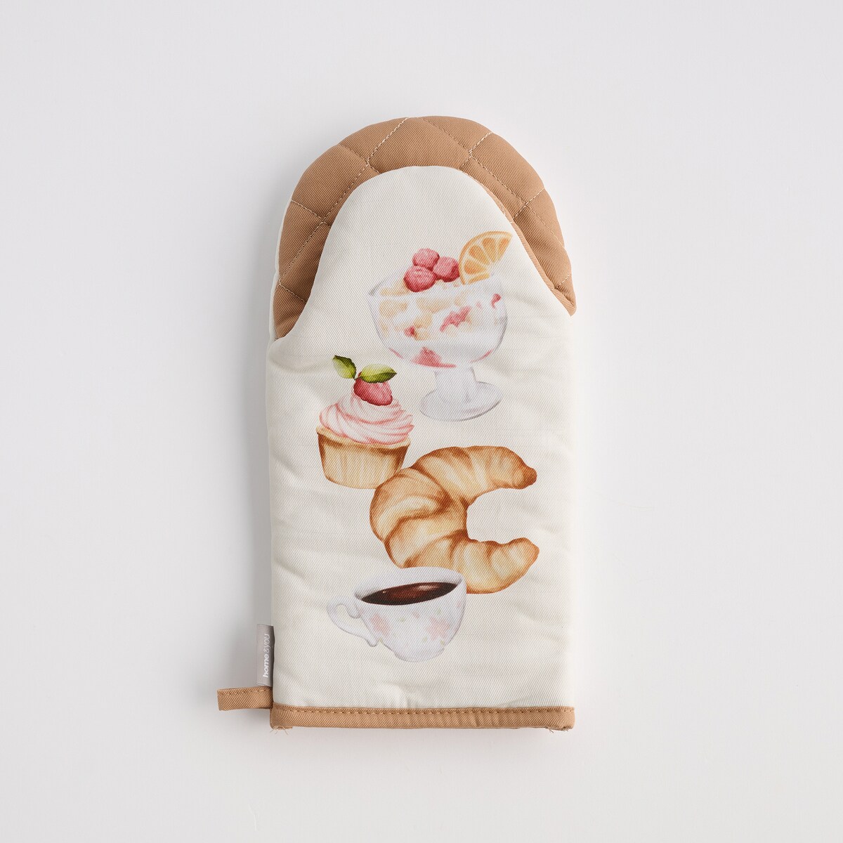 Rękawica Brunchery 14x30 cm z motywem kulinarnym