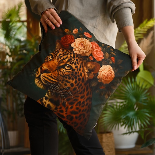 Poszewka z nadrukiem Fleo 45x45 cm