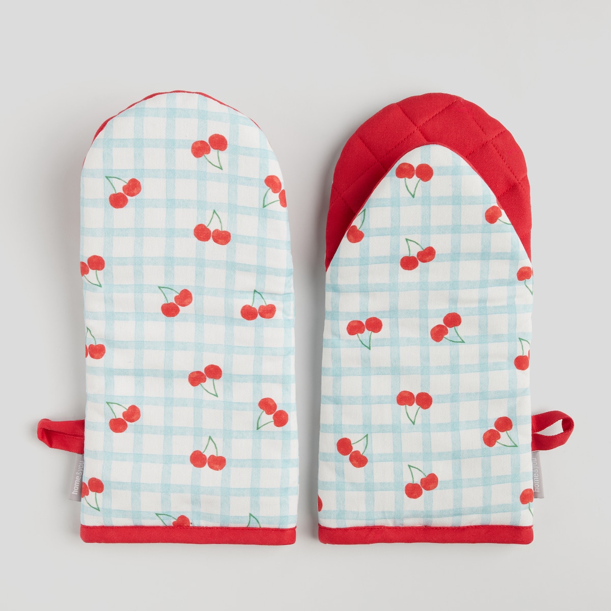 Komplet Rękawic Kuchennych Mirso 14x30 cm z motywem owoców