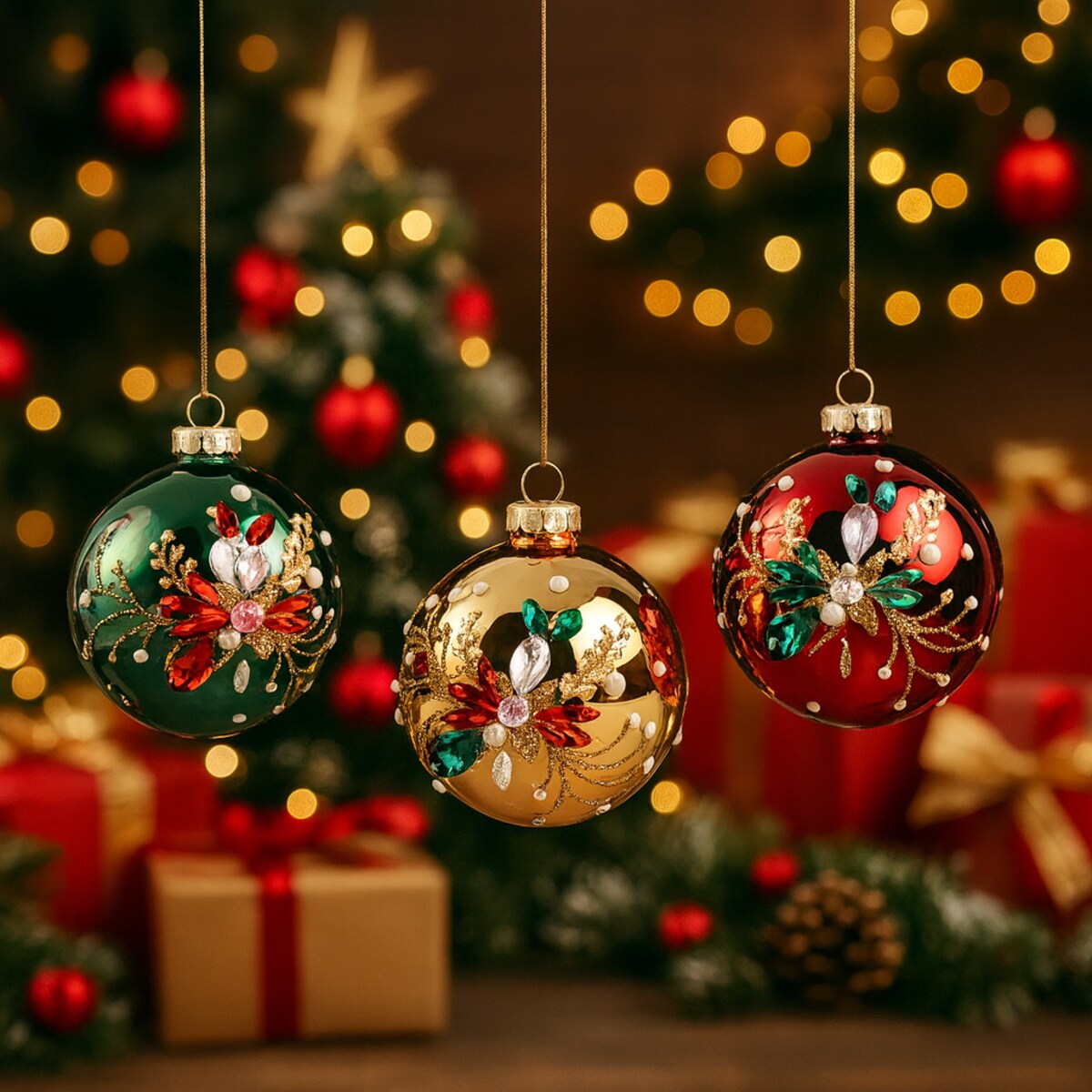 Bombka szklana Cristino