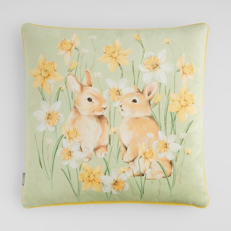 Poszewka z nadrukiem Daffelisbunny 45x45 cm z motywem królika