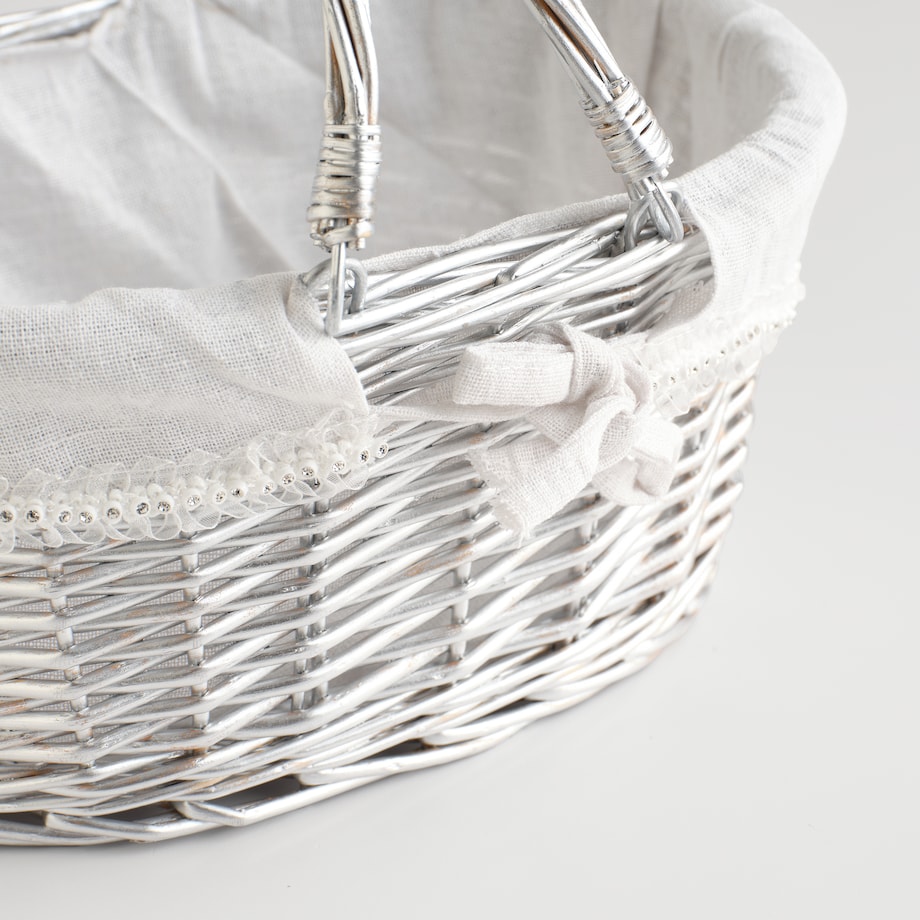 Koszyk z rączką Perla 23.5x31 cm