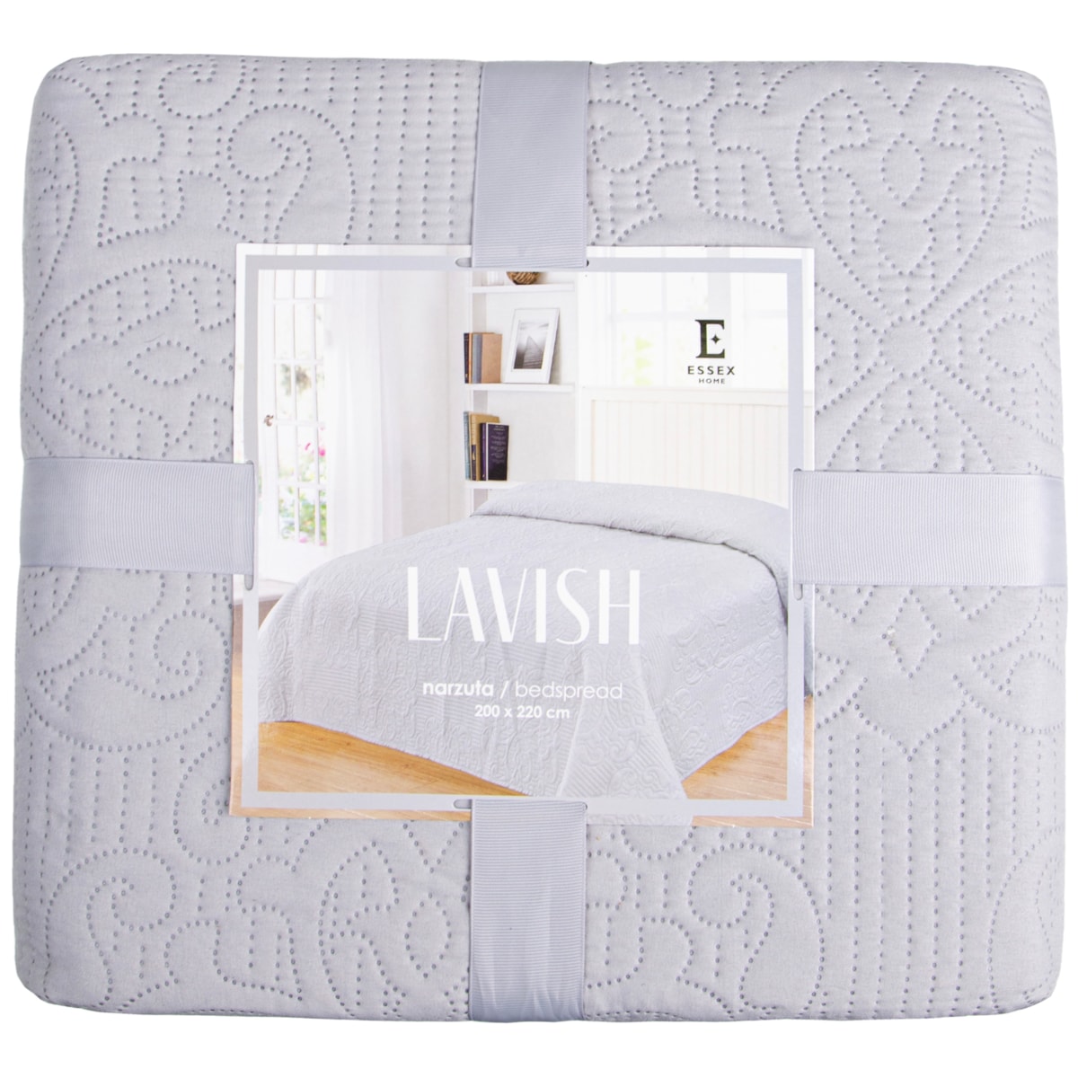 Jednokolorowa narzuta na łóżko Lavish 200x220 cm