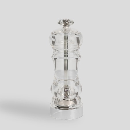 przezroczysty Młynek Manualny z uchwytem w kształcie diamentu