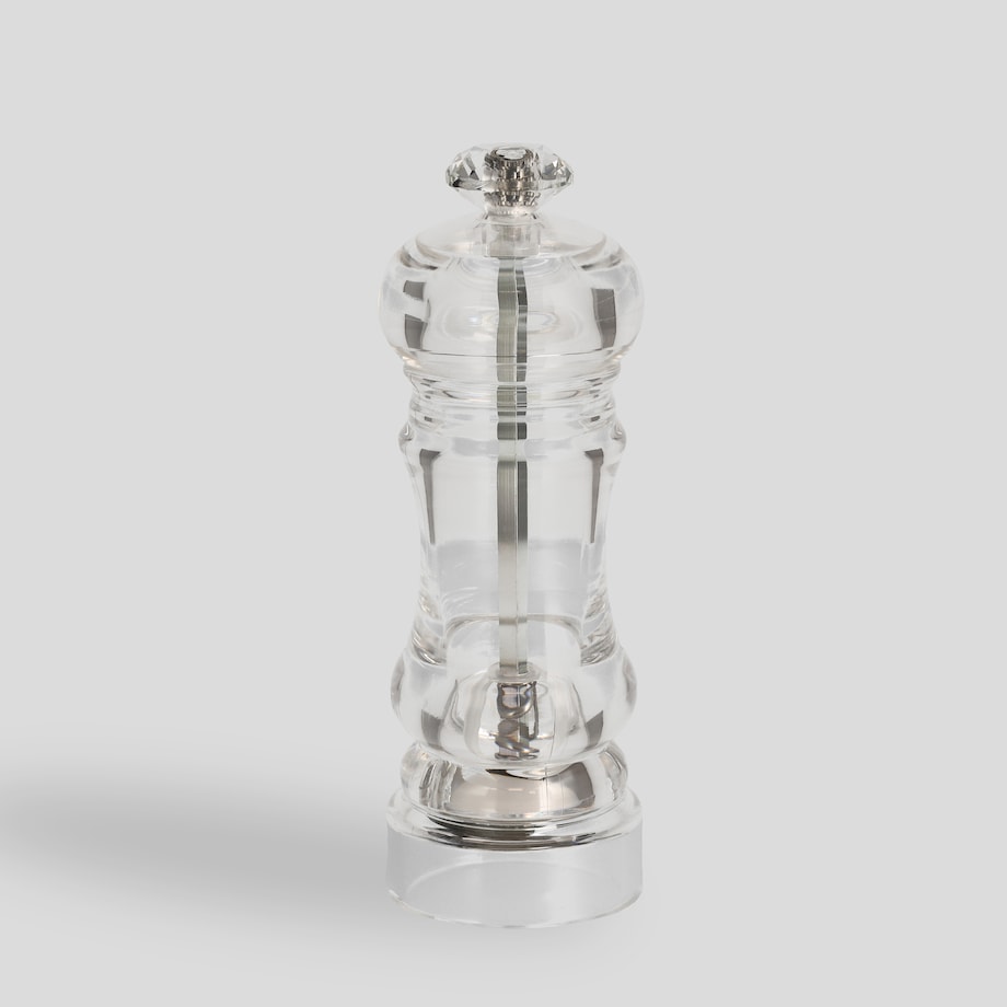 przezroczysty Młynek Manualny z uchwytem w kształcie diamentu