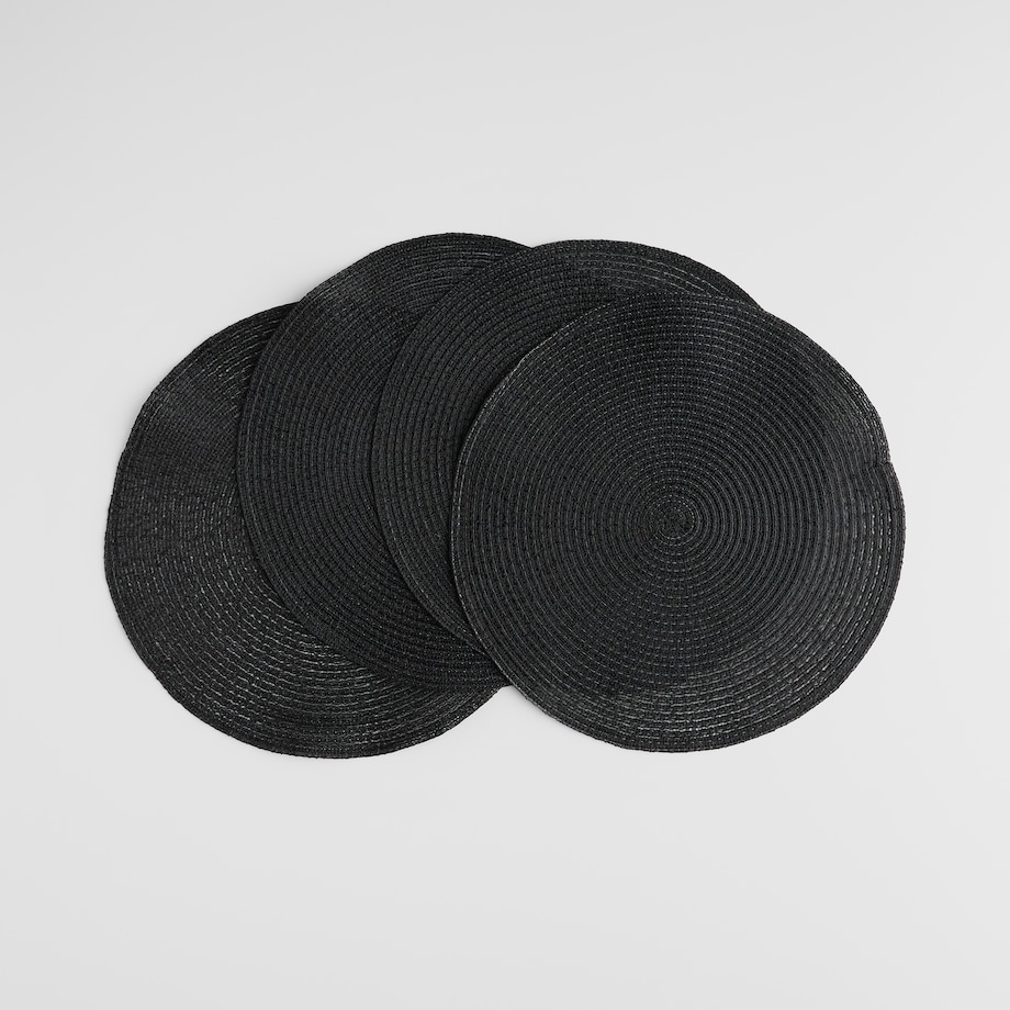 Zestaw 4 Podkładek Dekoracyjnych Glitter