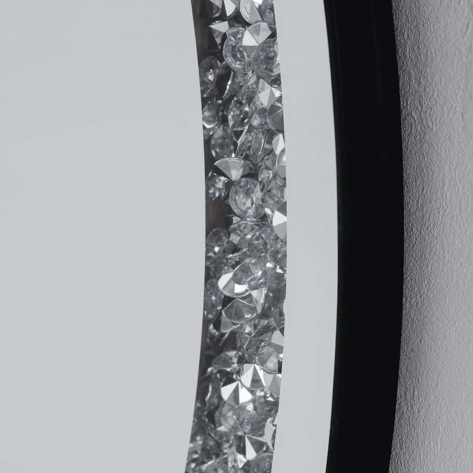 Okrągłe lustro z kryształkami selfirello 2 ø 60 cm