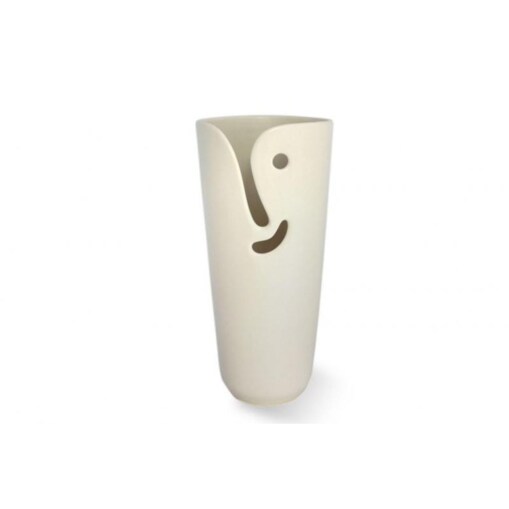Wazon Uśmiech - ceramika, 29x12 cm