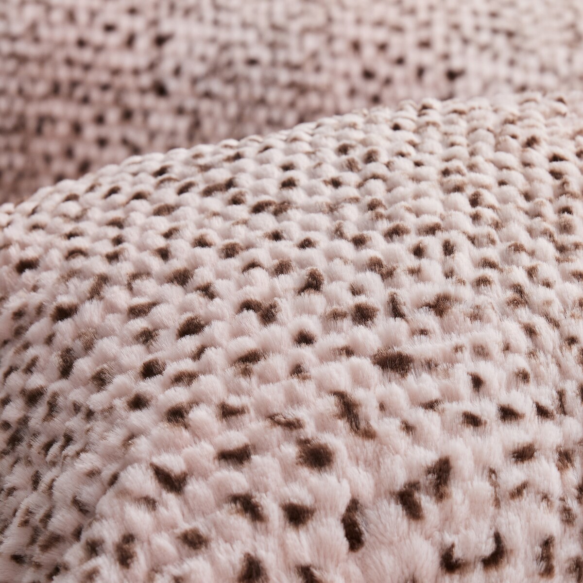 Jednokolorowa futrzana narzuta na łóżko Siman 180x220 cm