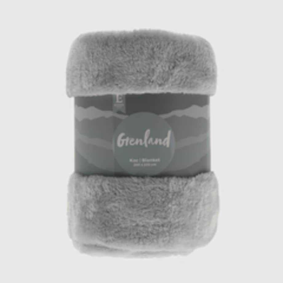 Jednokolorowy koc Grenland VI 200x220 cm