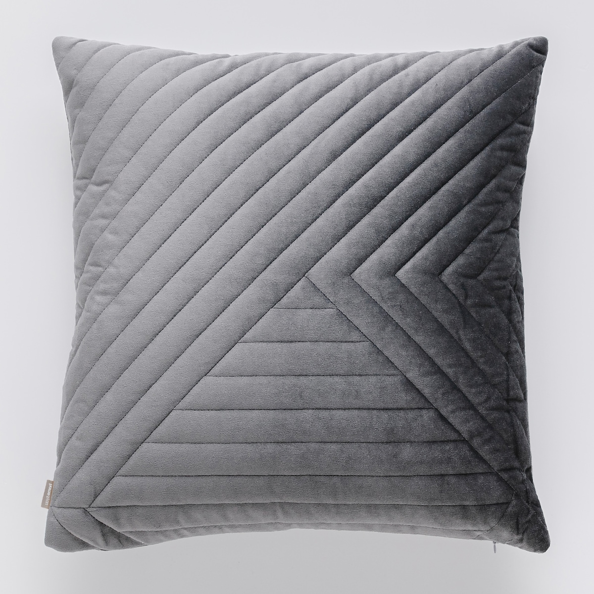 Poszewka Welwetowa Minister 45x45 cm z motywem geometrycznym