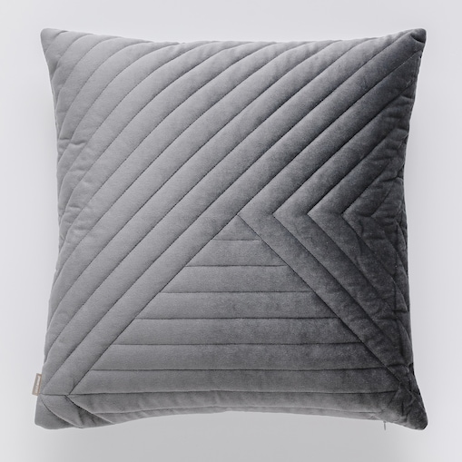 Poszewka Welwetowa Minister 45x45 cm z motywem geometrycznym