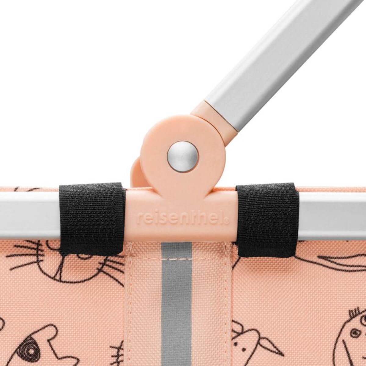 Koszyk carrybag XS kids cats and dogs rose, poliester, 5 l