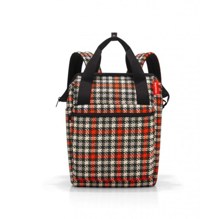 Plecak allrounder R glencheck red, poliester, 12 l