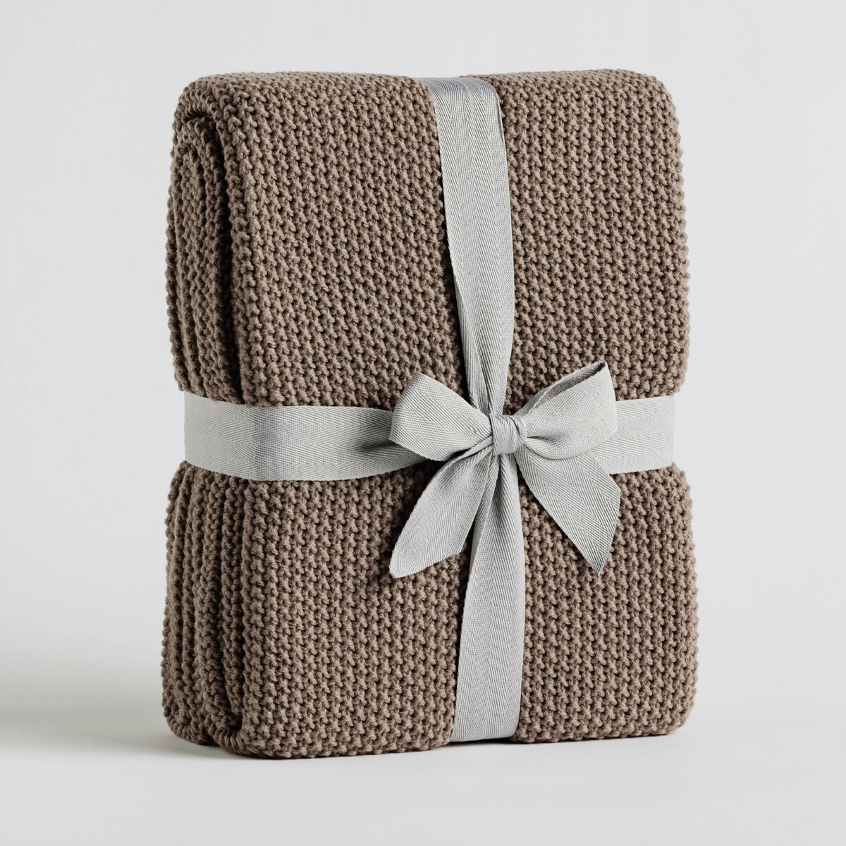 Koc jednokolorowy dzianinowy Zaldar 130x170 cm