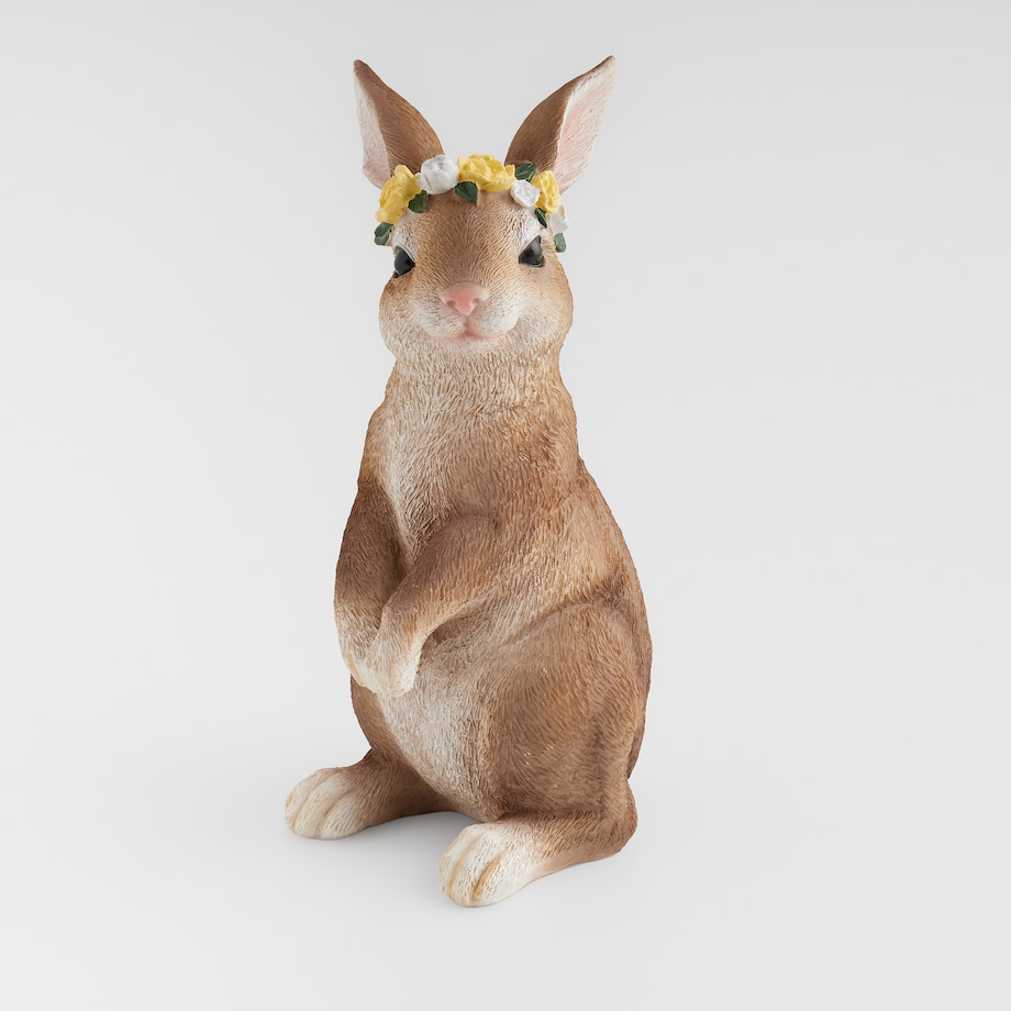Figurka Flowerita z motywem królika