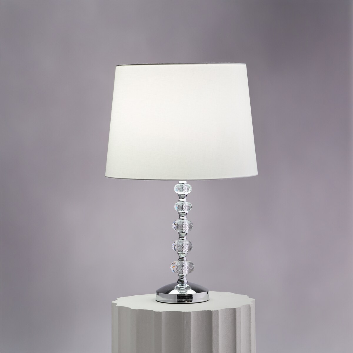 Lampa Stołowa Cristellis z motywem geometrycznym