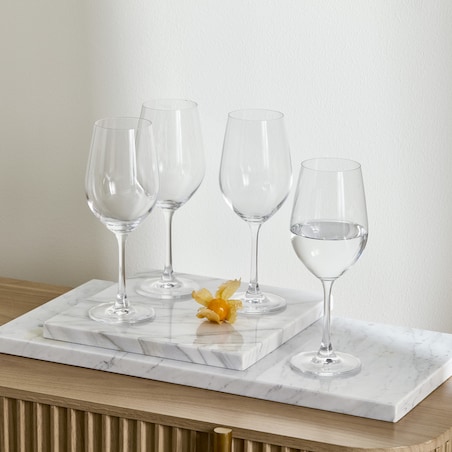 Komplet 4 kieliszków do wina ze szkła kryształowego